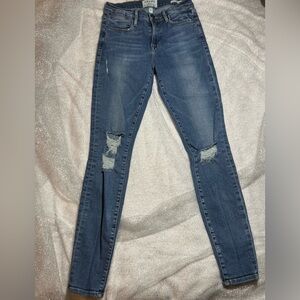 Frame Denim Le high skinny jeans￼